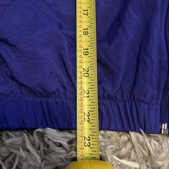 Vintage 90s Nike Purple Windbreaker Hooded Jacket Size Petite Small Womens S - Picture 5 of 6